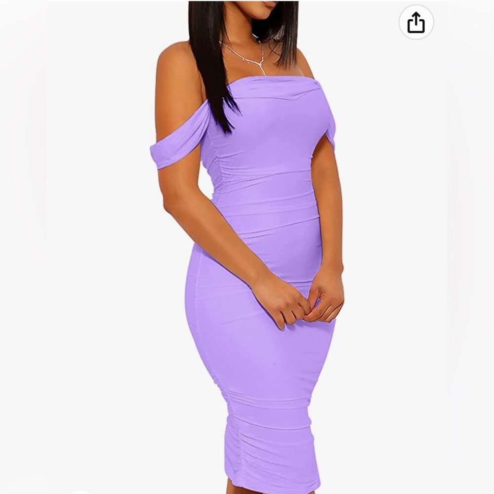 Purple dress from Amazon